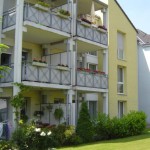 Wohnanlage Haus am Wald Ratingen - Blick auf Balkon und Terrasse